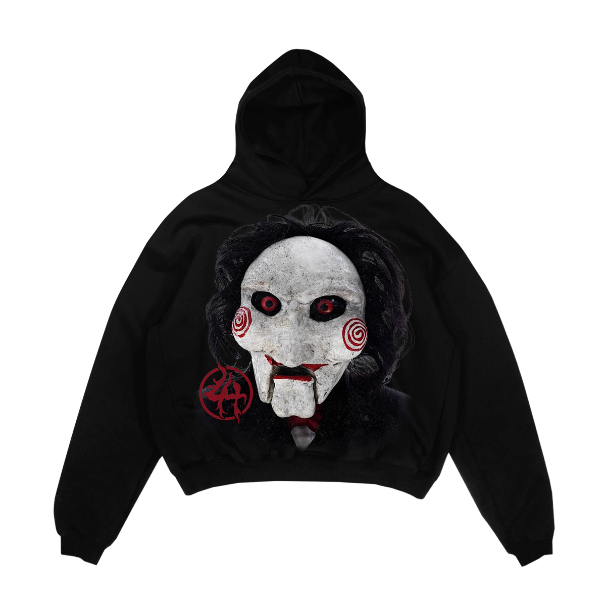 LH 0007 - BLACK HOODY
