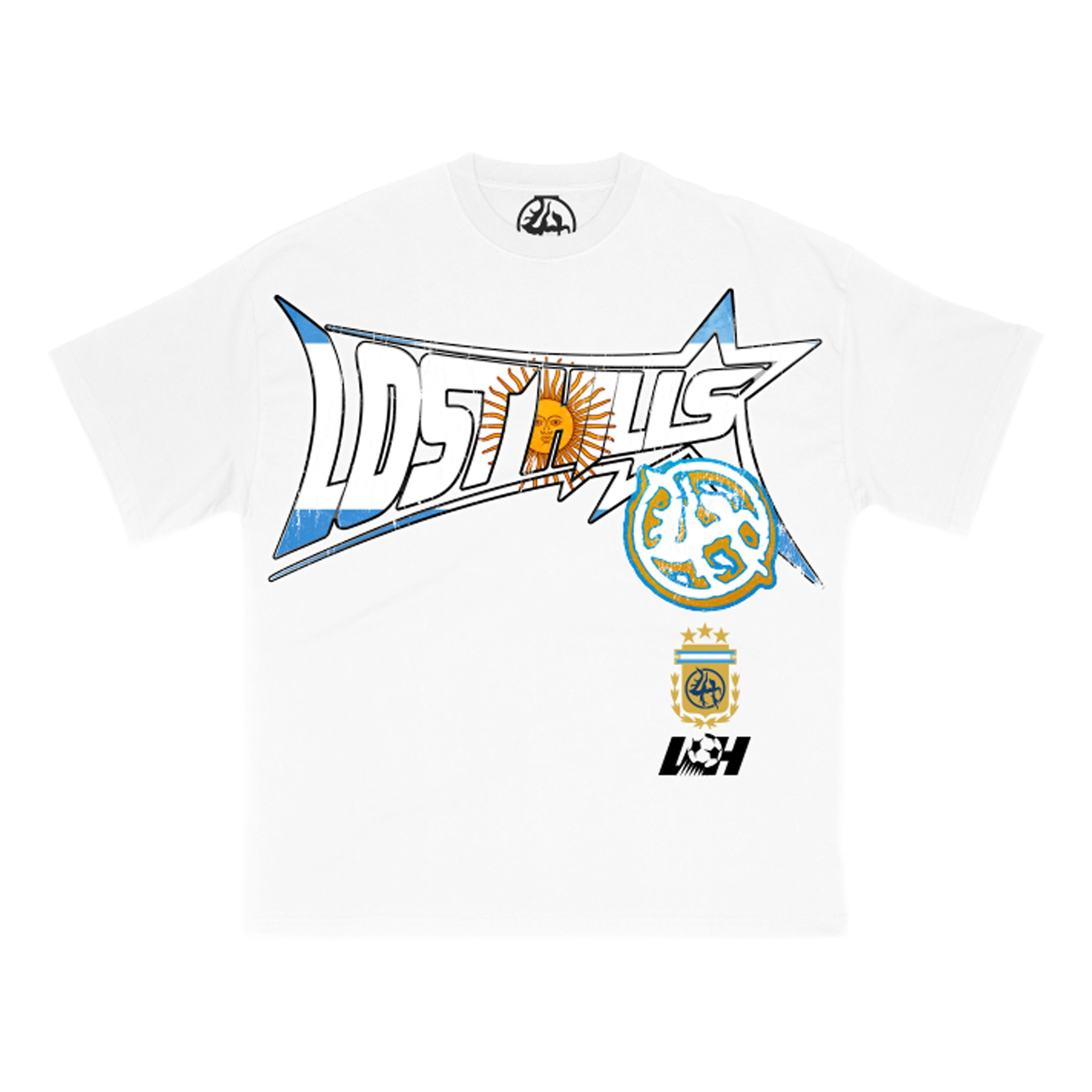 LOSTHILLS ARGENTINA TEE - WHITE