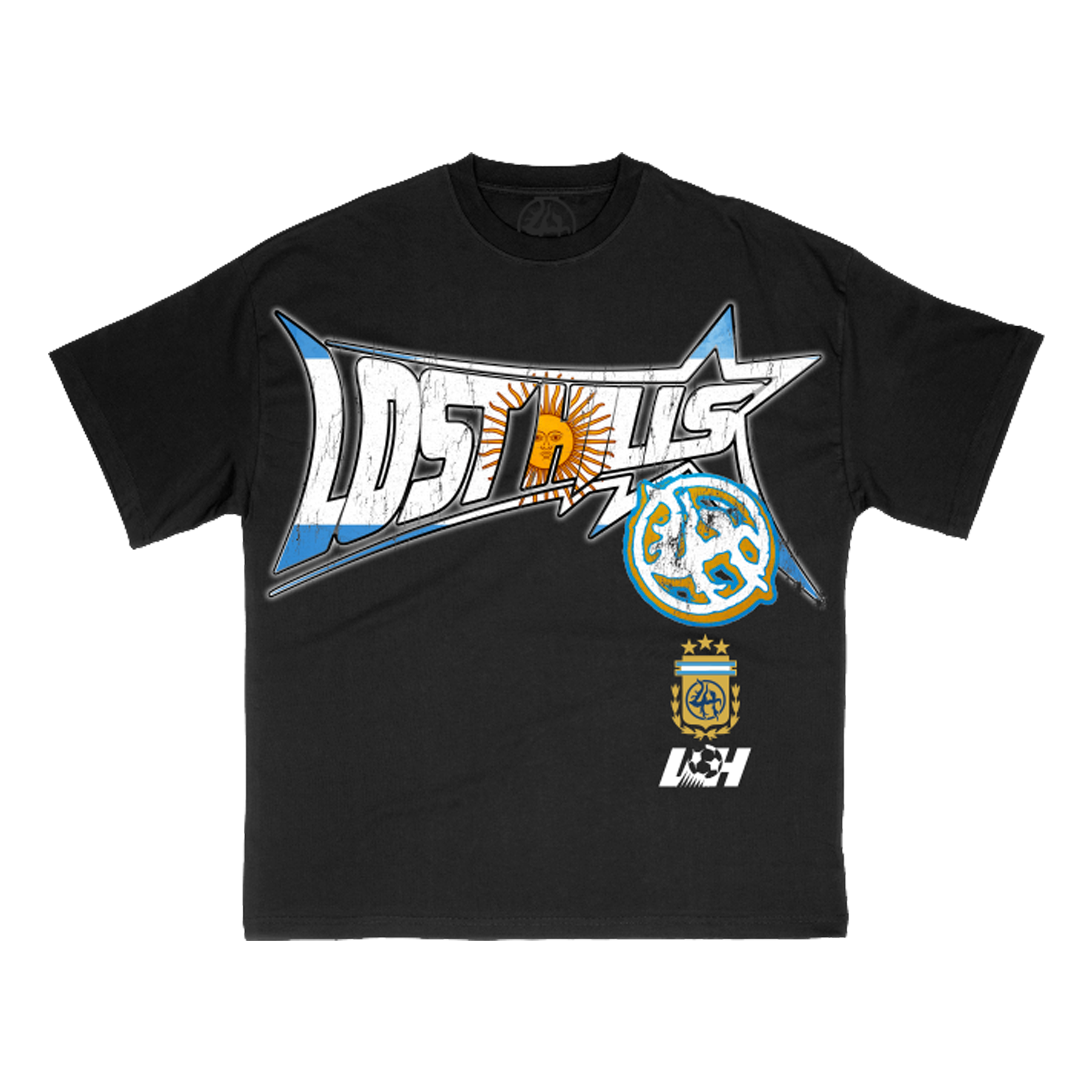LOSTHILLS ARGENTINA TEE - BLACK