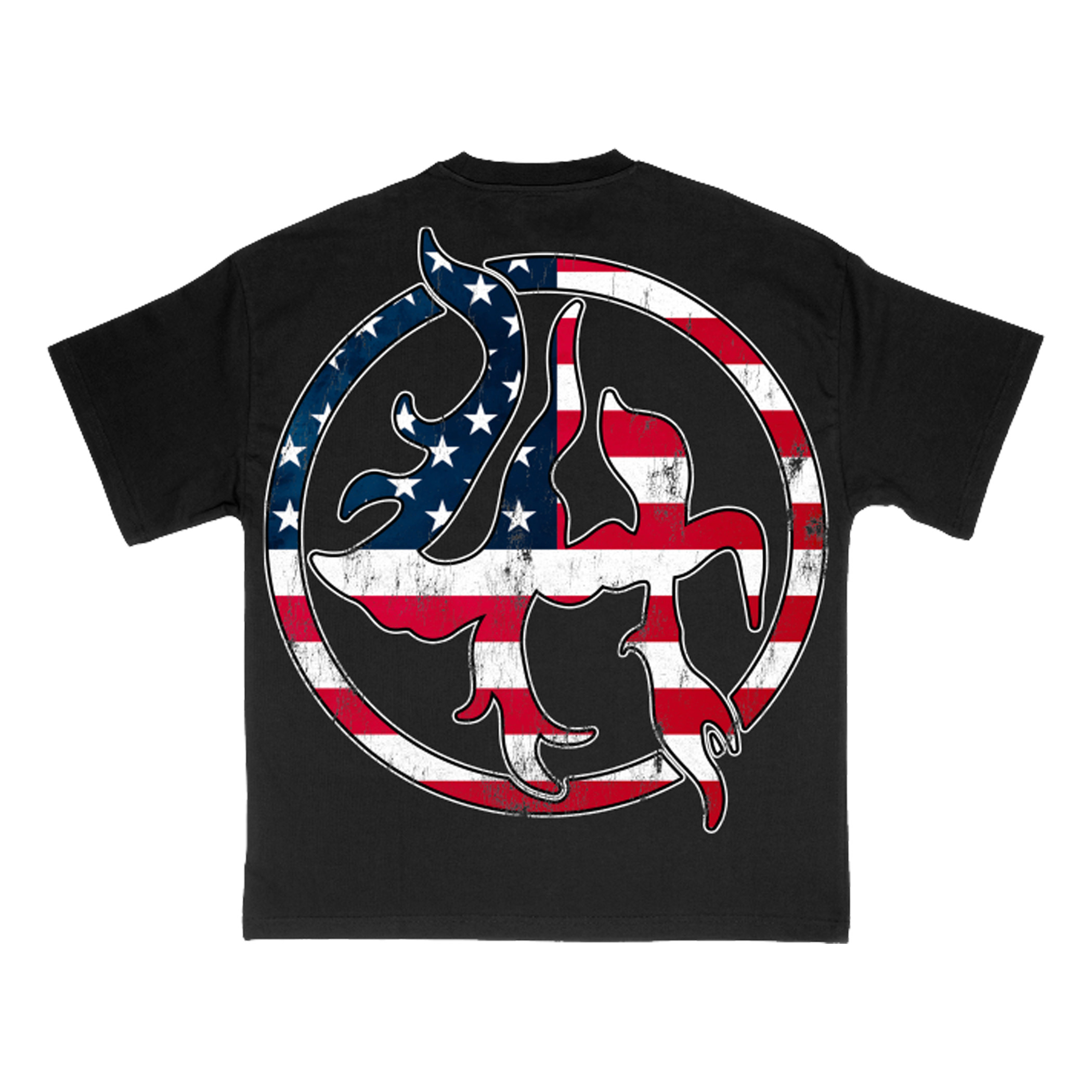 LOSTHILLS USA TEE - BLACK